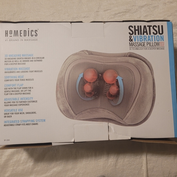 Homedics | Other | Homedics Shiatsu Vibration Massage Pillow With Heat New In Box | Poshmark Homedics | Other | Homedics Shiatsu Vibration Massage Pillow With Heat New In Box | Poshmark